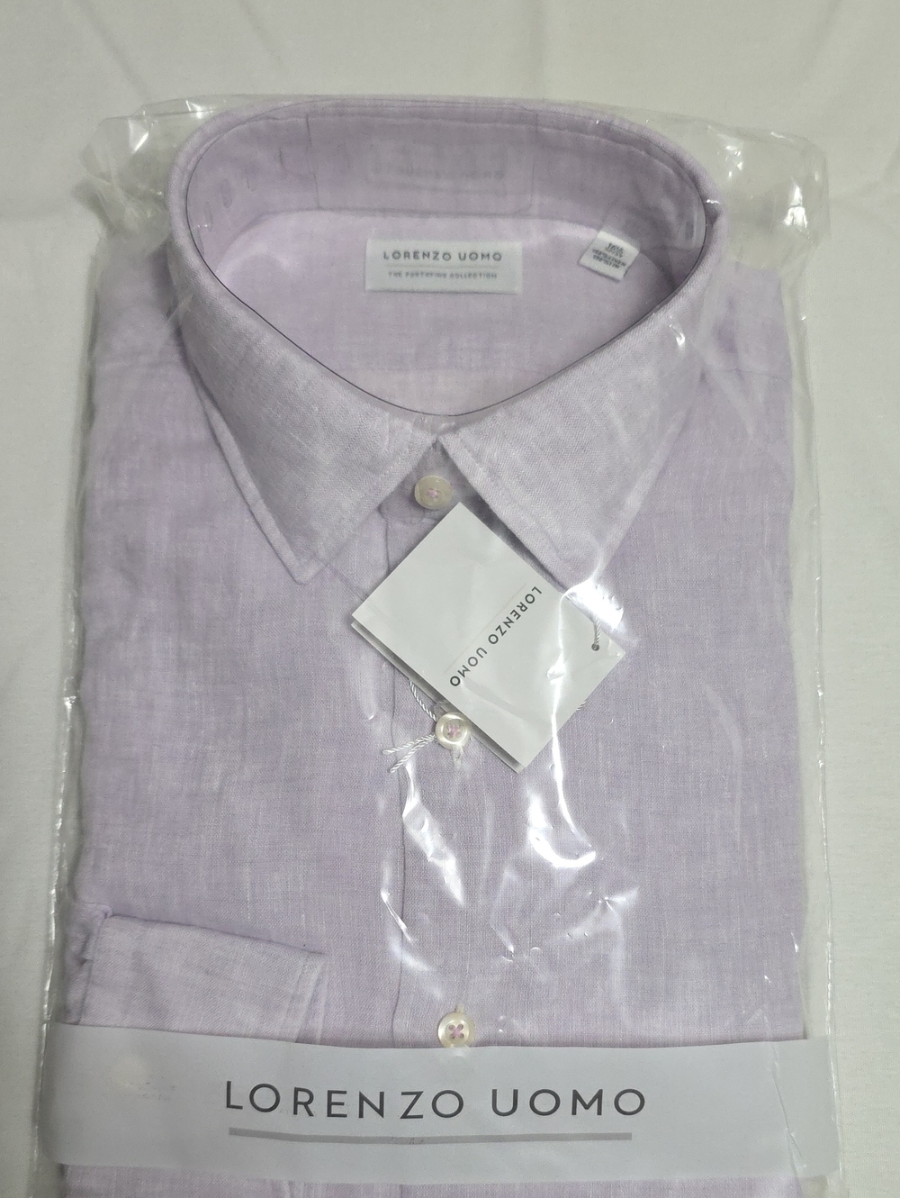 Lorenzo Uomo Light Lavender Dress Shirt